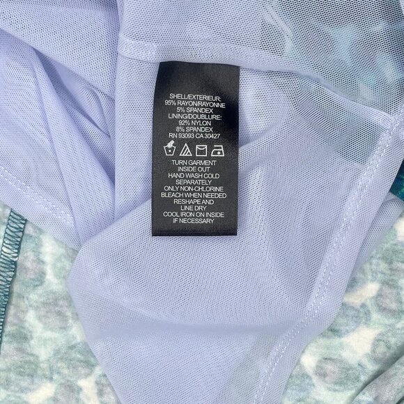 NIC+ZOE Women's Waterdrop Sleeveless Side Wrap Midi Dress Size Medium - Picture 8 of 8